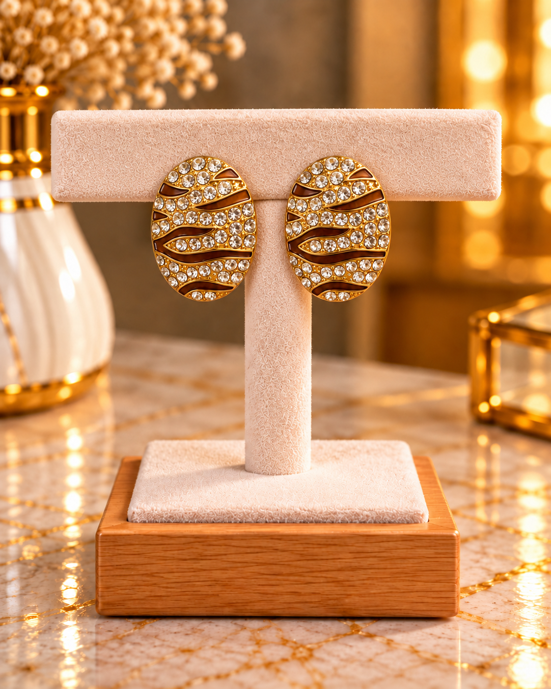 Boucle d’oreille tigre