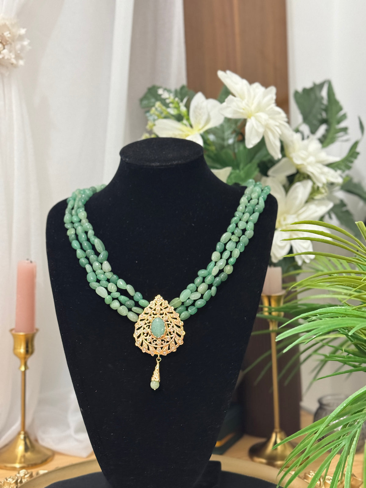 Collier aventurine