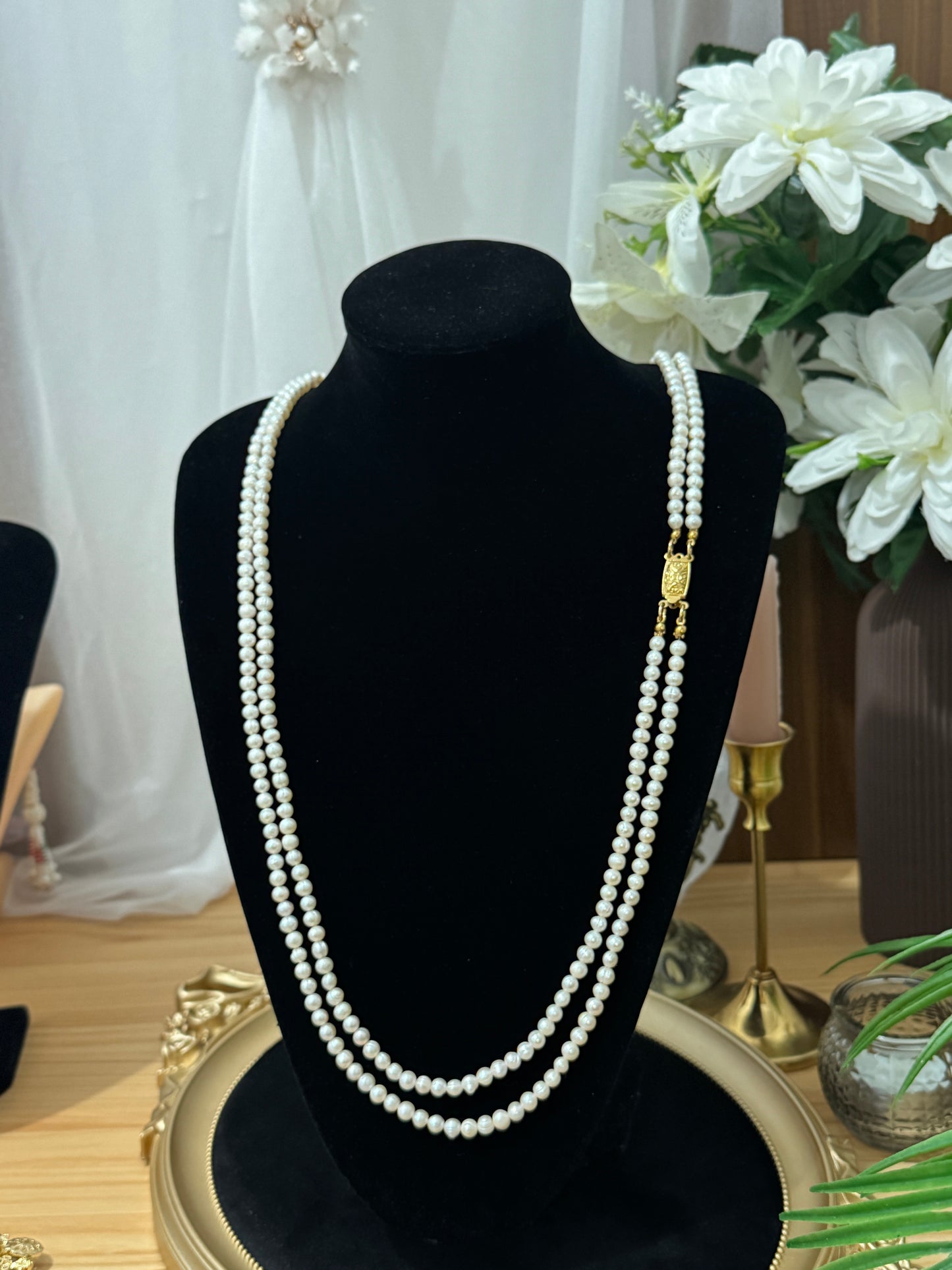 Sautoir Royal en Perles d’Eau Douce