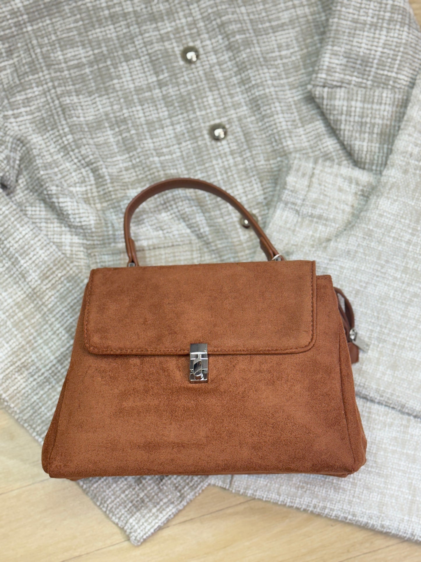 Sac à main chic camel