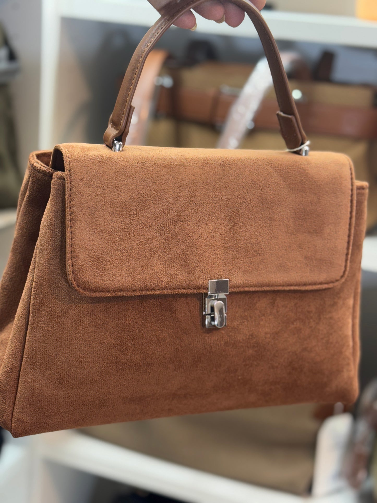 Sac à main chic camel