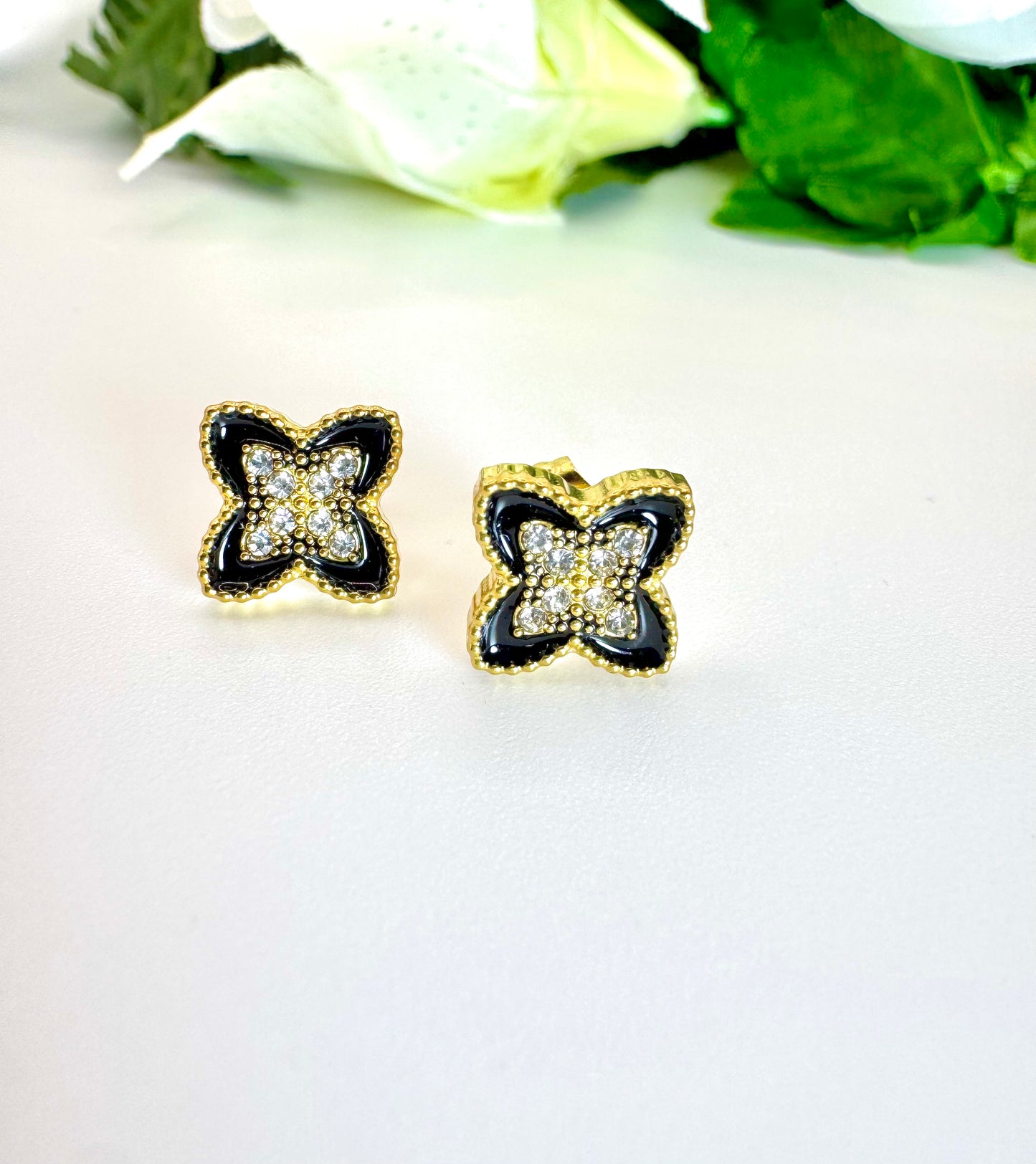 Boucle d'oreilles fleur