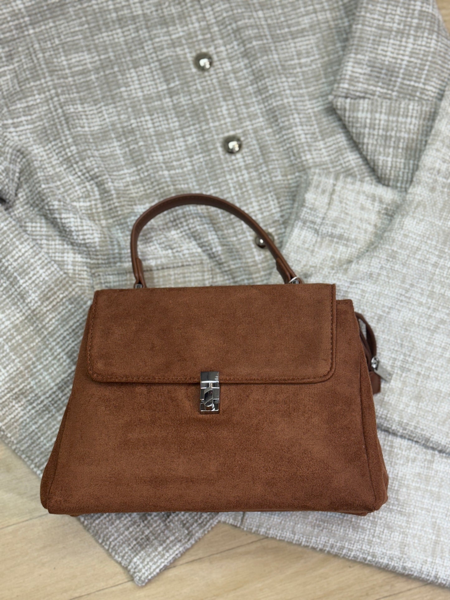 Sac à main chic camel