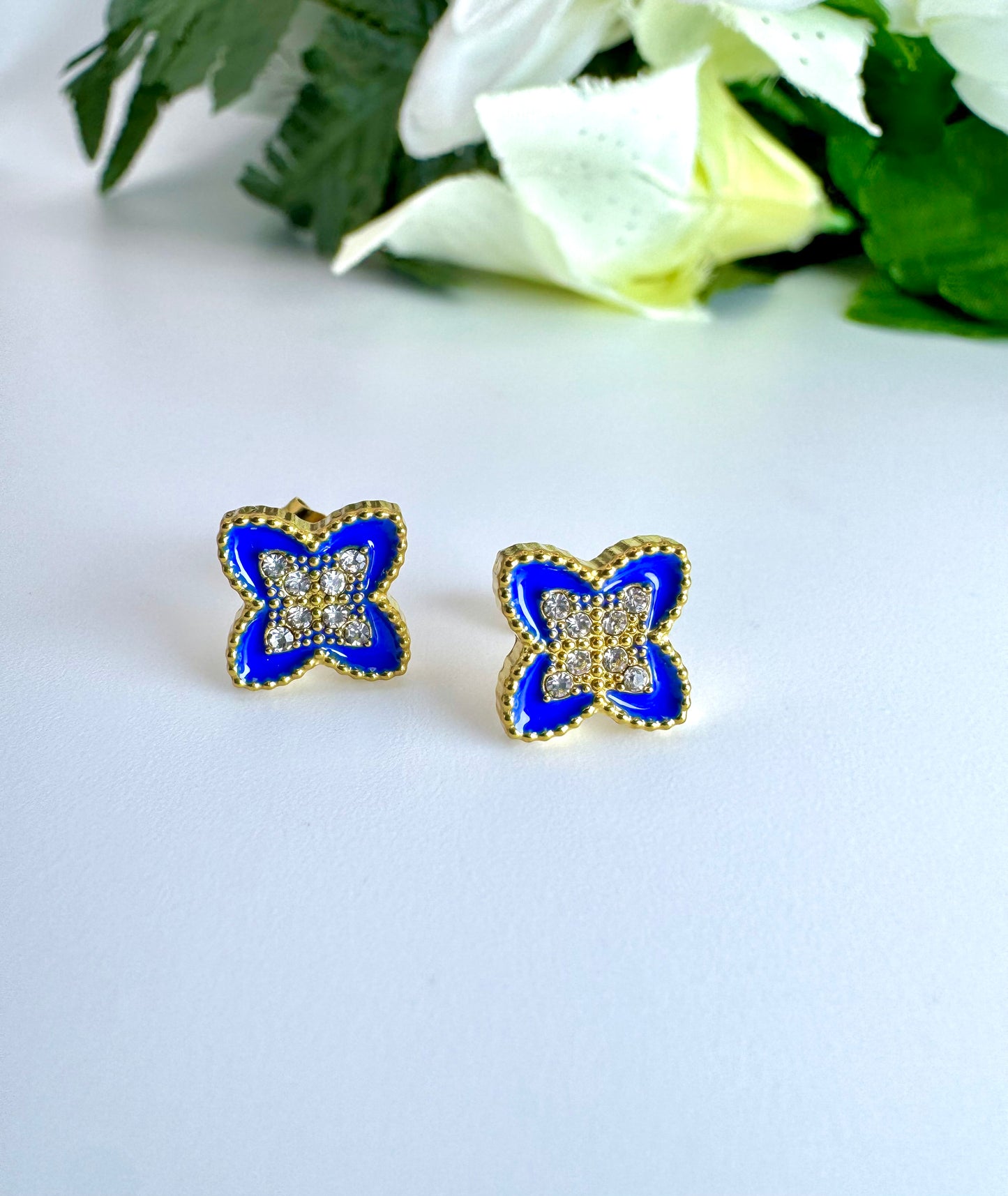Boucle d'oreilles fleur