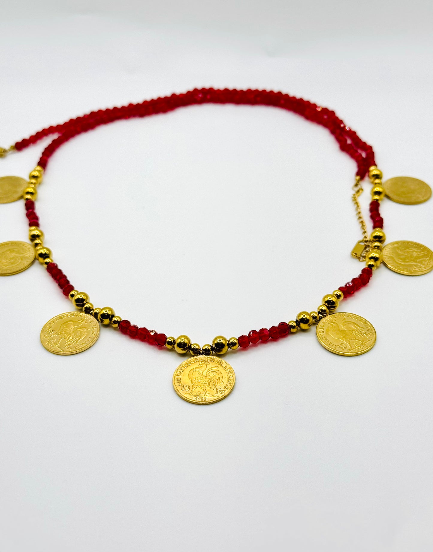 Sautoir 7 Louise double face