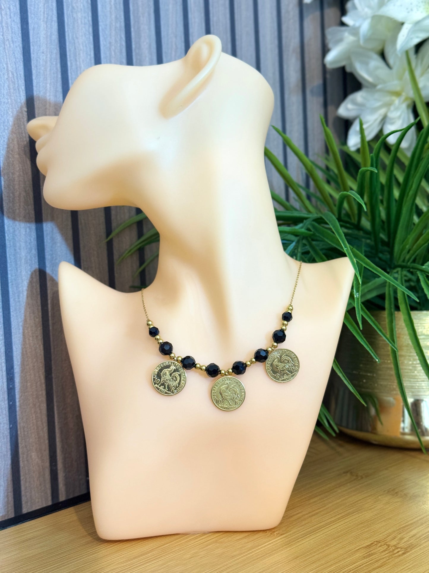 Collier 3 Louise Double face