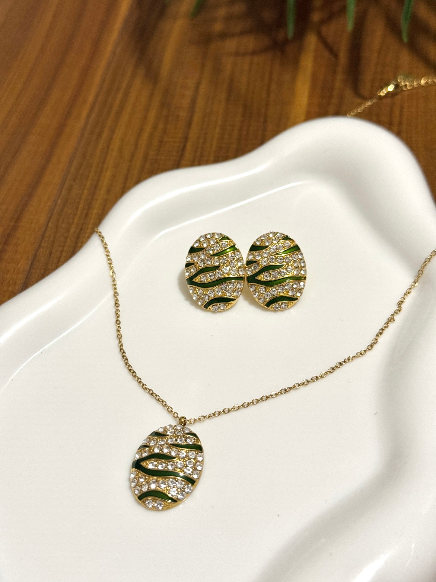 Ensemble luxury Vert