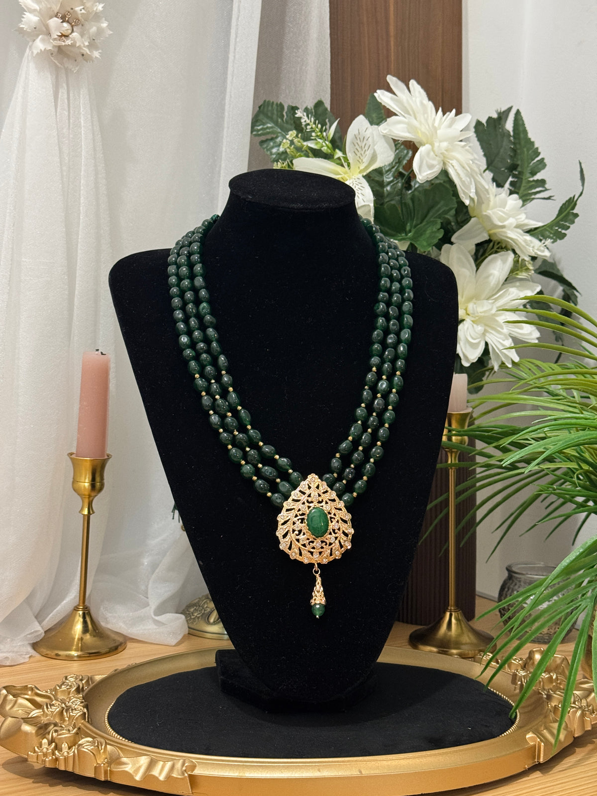 Collier pierre naturel