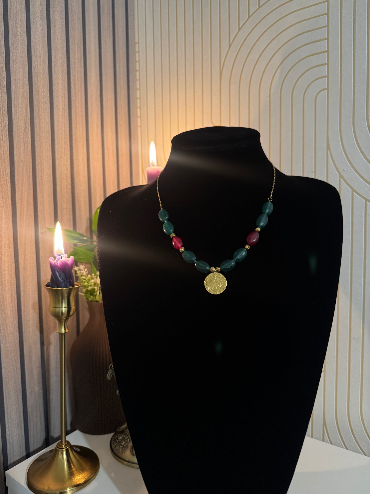 Collier avec des pierre Naturelle