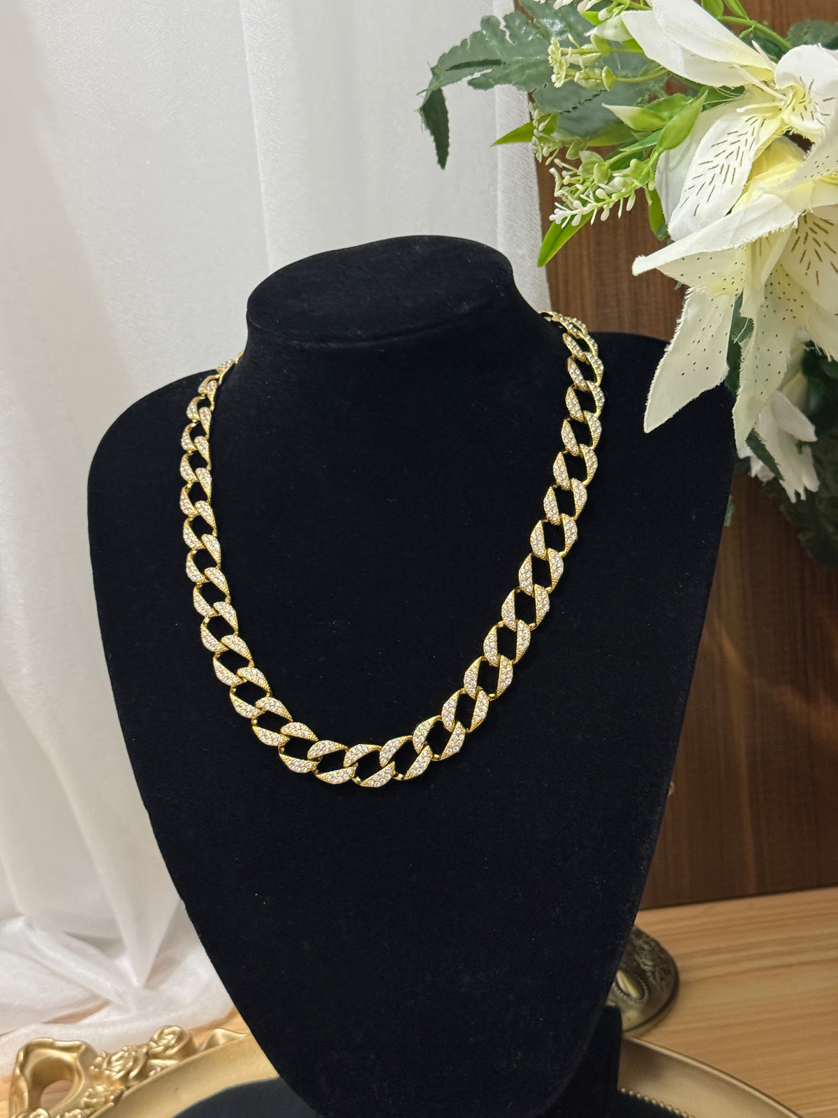 Ensemble Éclat Royal – Collier & Bracelet en acier inoxydable