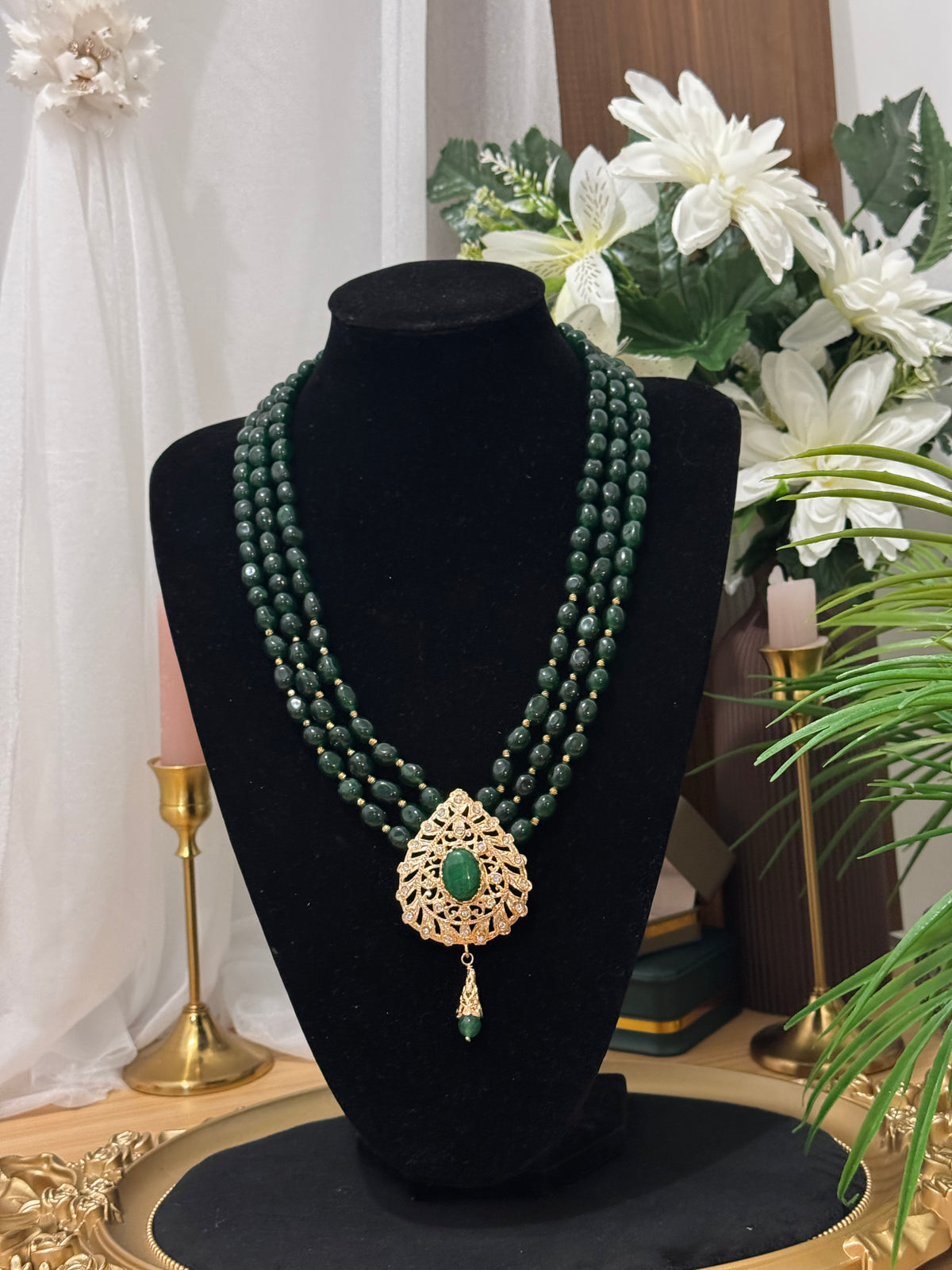Collier pierre naturel