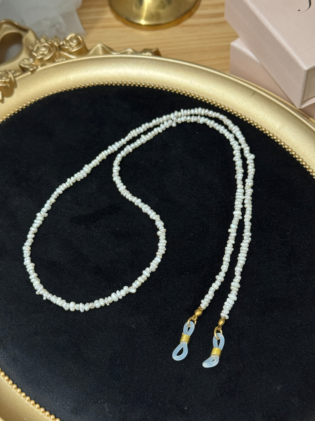 Chaîne de lunettes en Perles Naturelles