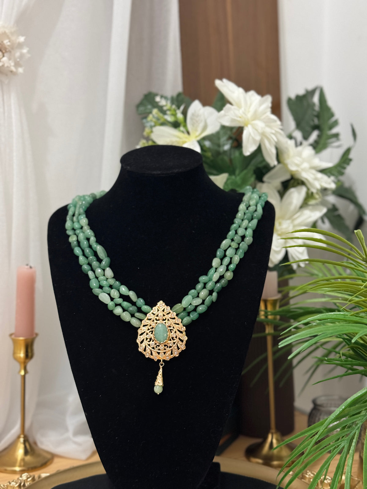 Collier aventurine