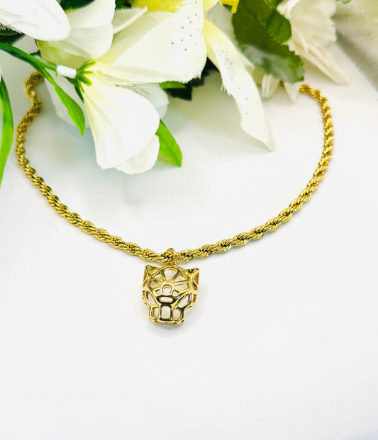 Collier long Jaguar