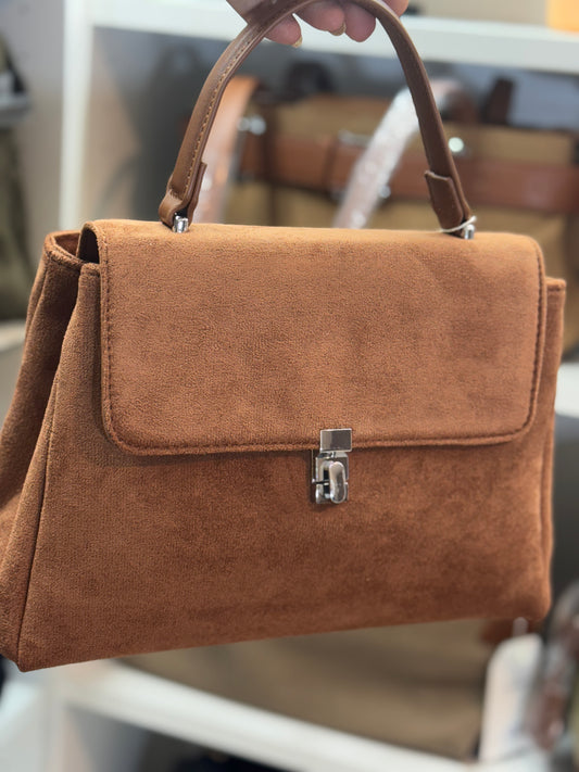 Sac à main chic camel