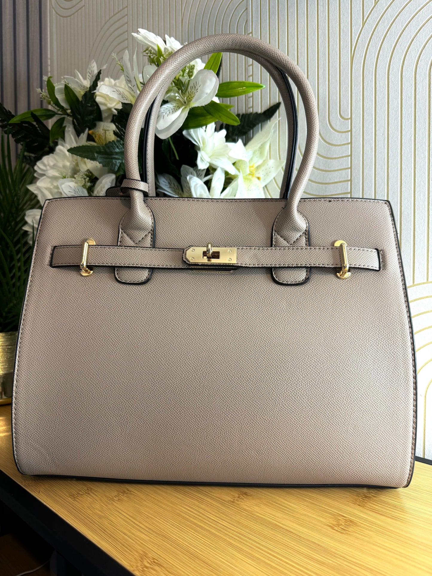 Sac Hirama Taupe grand