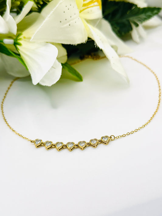 Collier Cristaux de luxe argenté