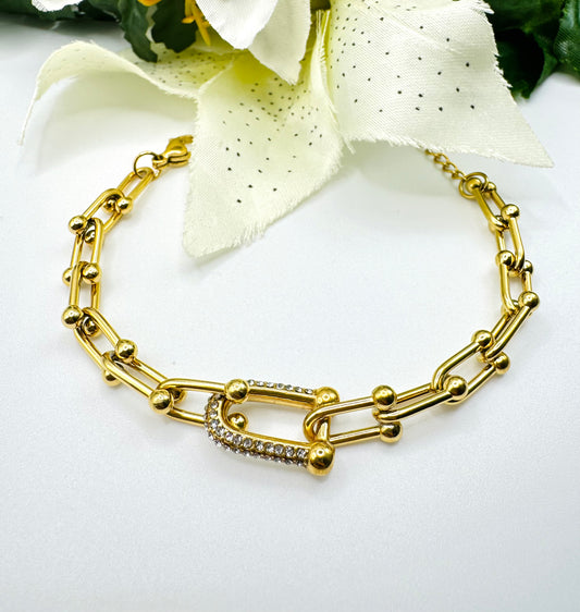 Bracelet luxe doré