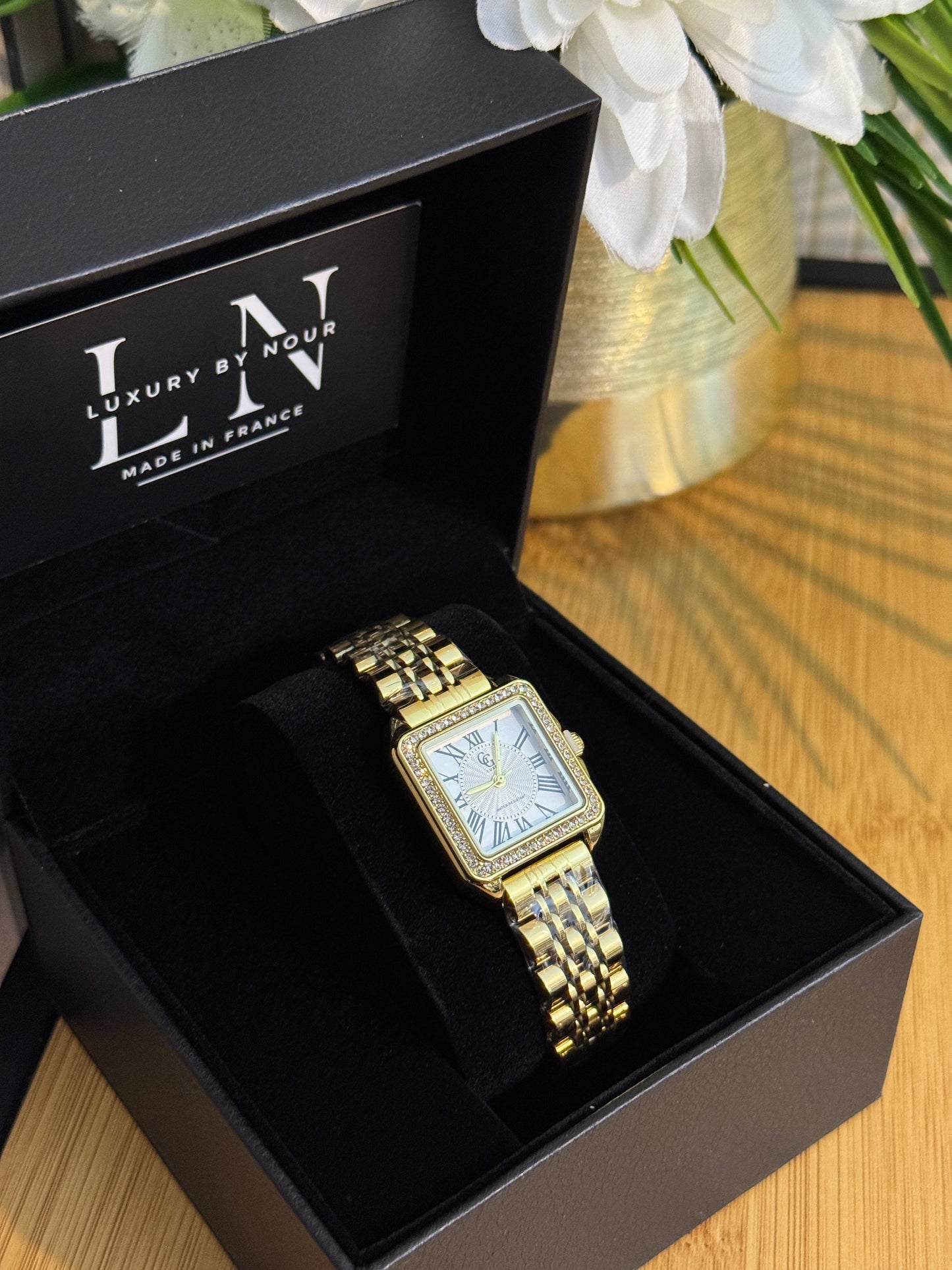 Montre en vrai cuir