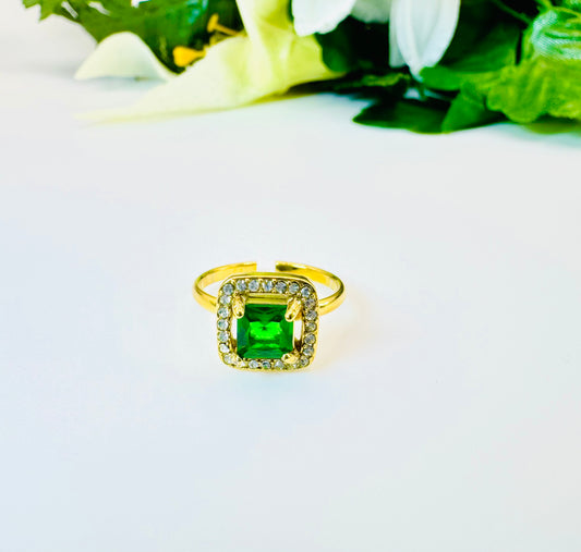 Bague haram luxe vert