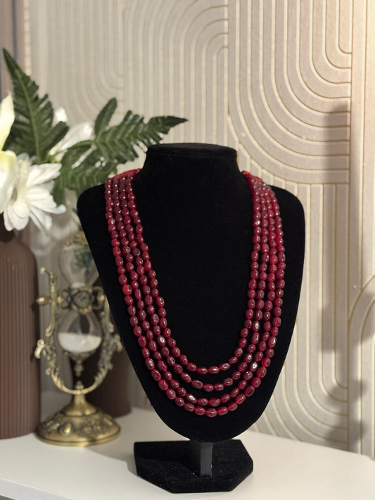 Collier Élégance Rubis
