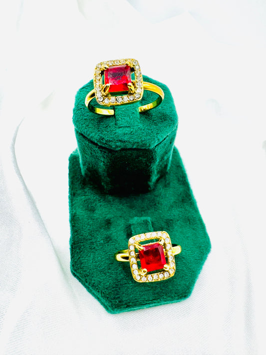 Bague haram rouge