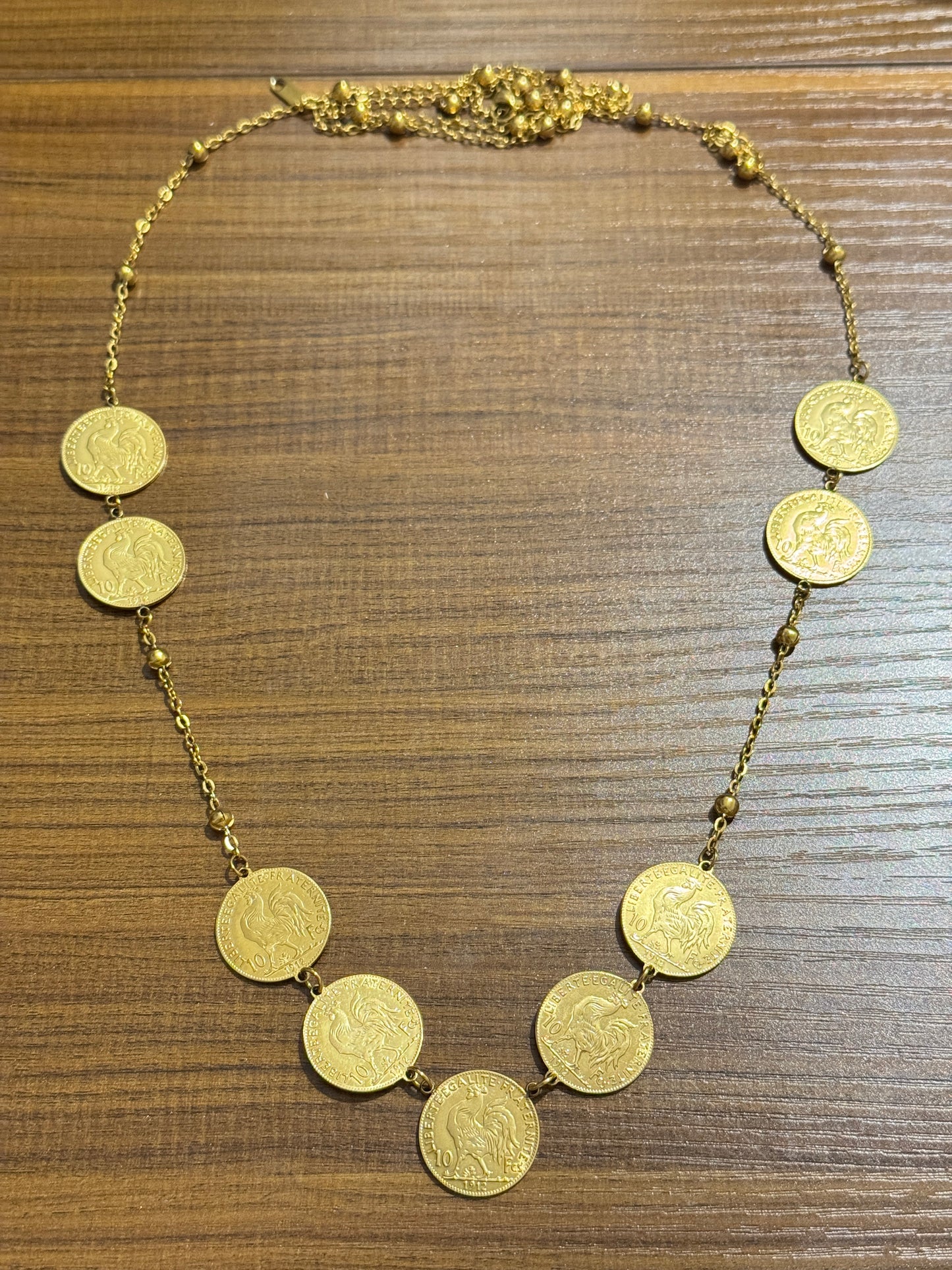 Sautoir pièces d’or