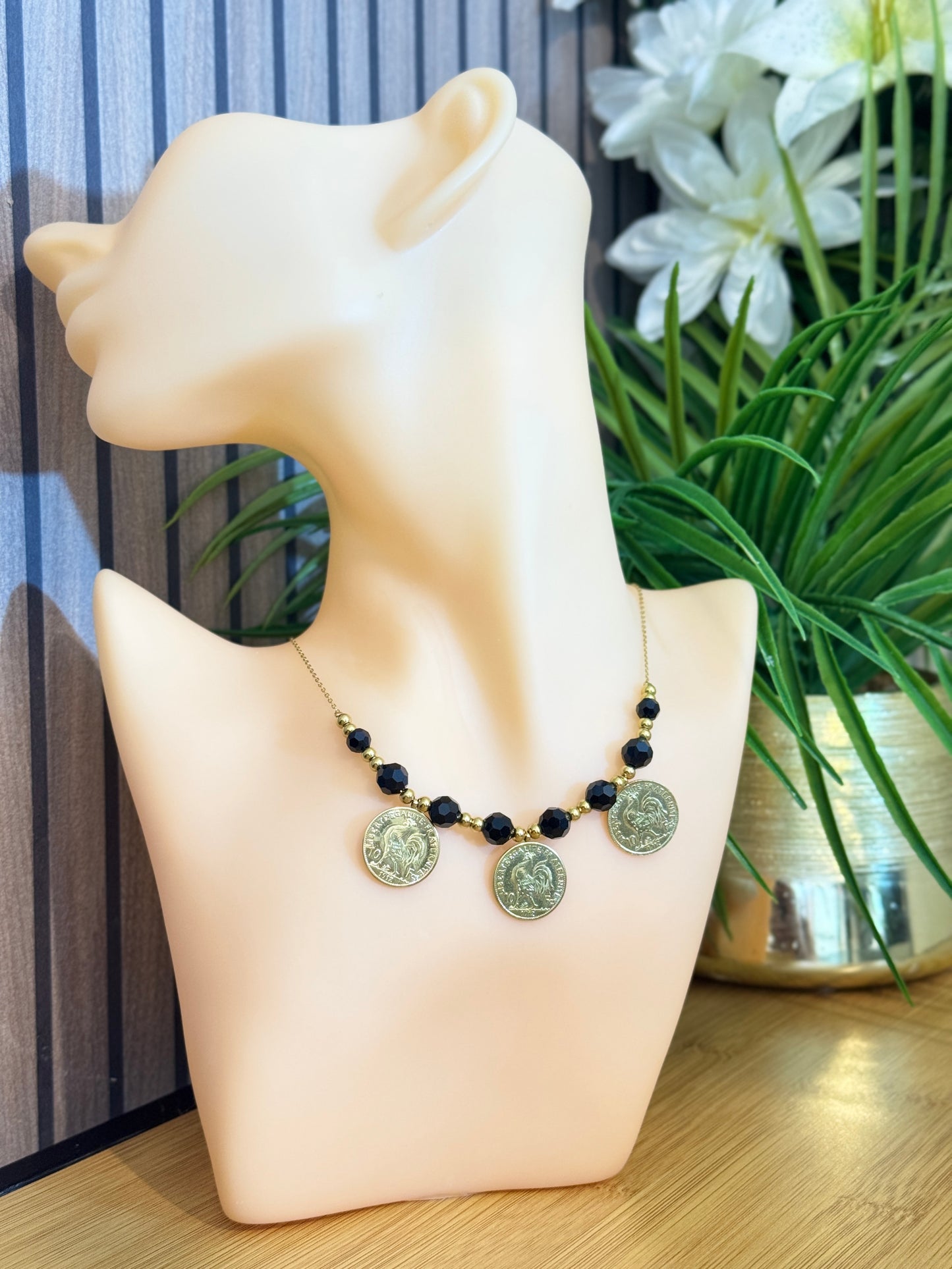 Collier 3 Louise Double face