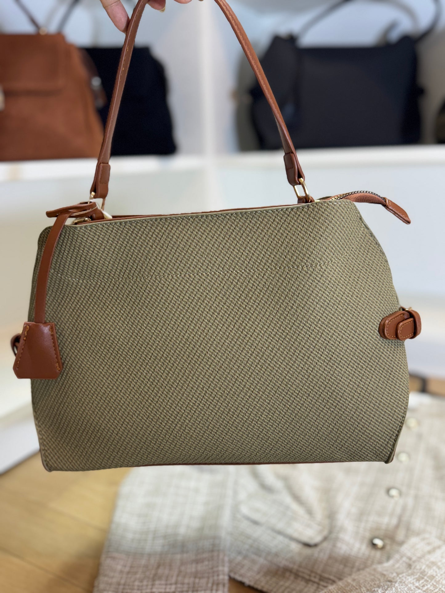 Sac à main Vert Chic