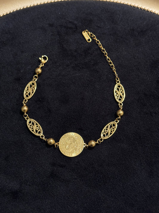 Bracelet zeria model comme l’or