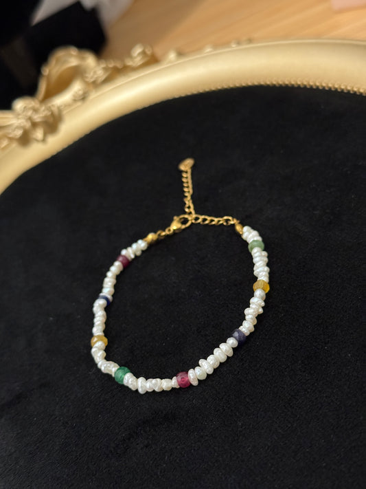 Bracelet Jawhar Émeraude