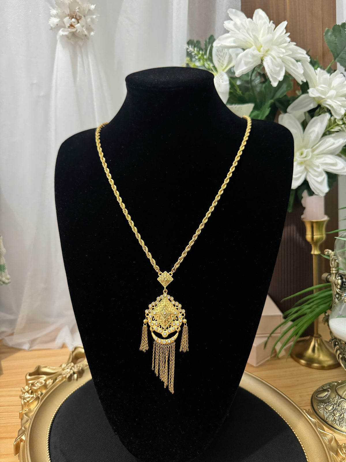 Collier Oriental – Effet Or