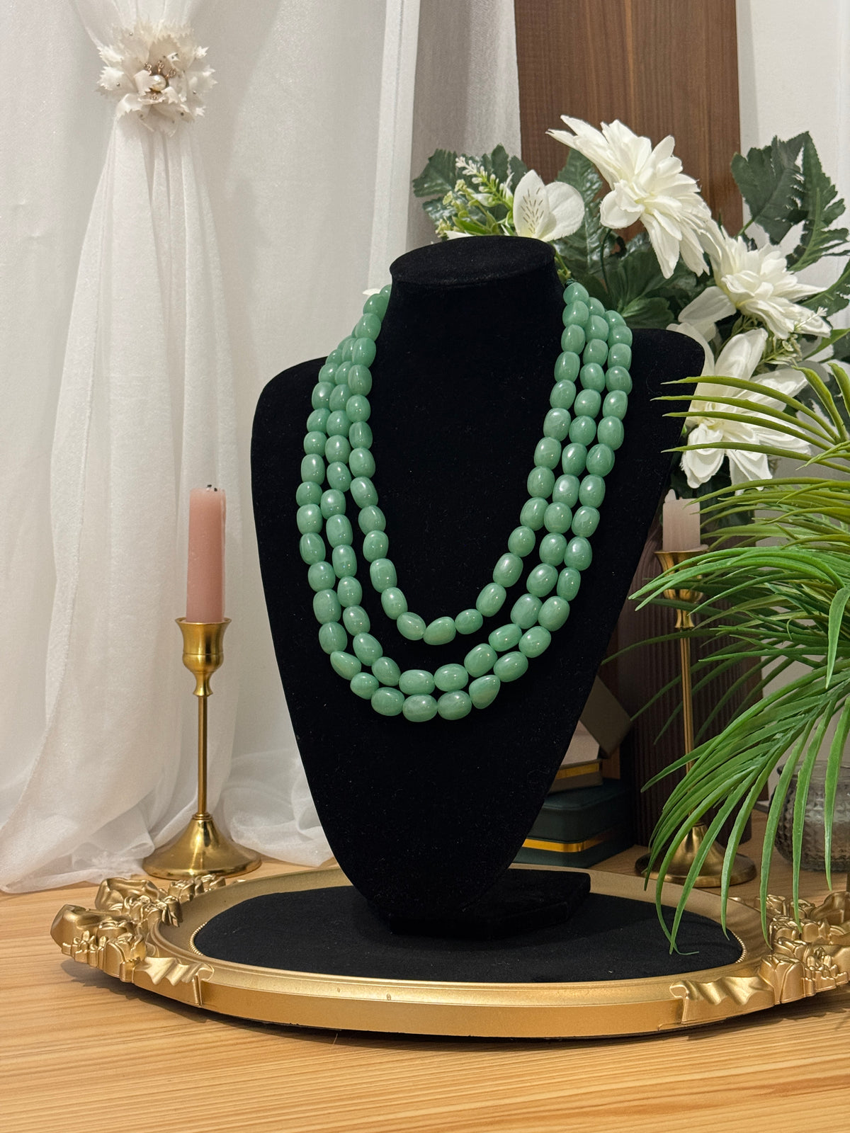 Collier Prestige en pierres naturelles – Fait main