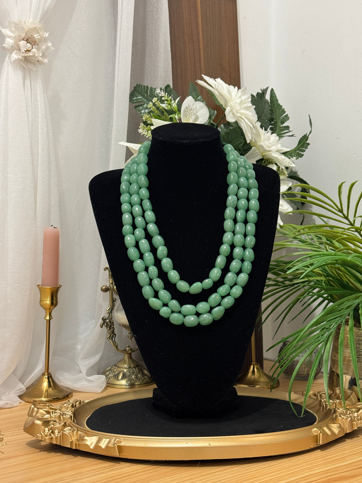Collier Prestige en pierres naturelles – Fait main