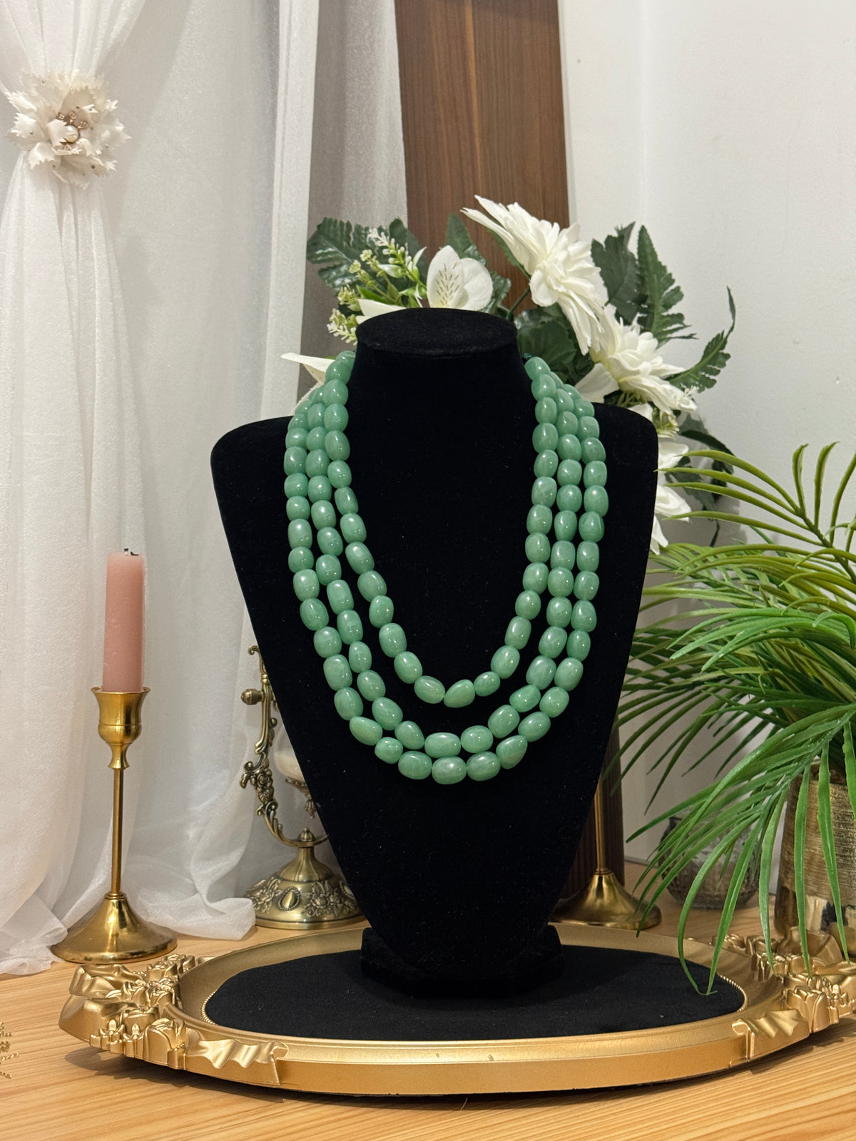 Collier Prestige en pierres naturelles – Fait main