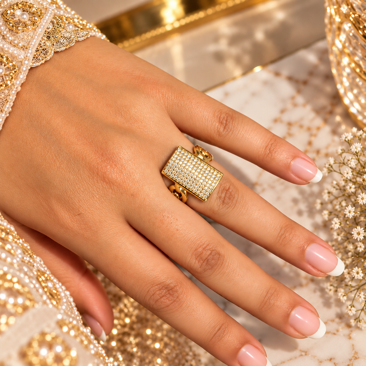 Bague chic
