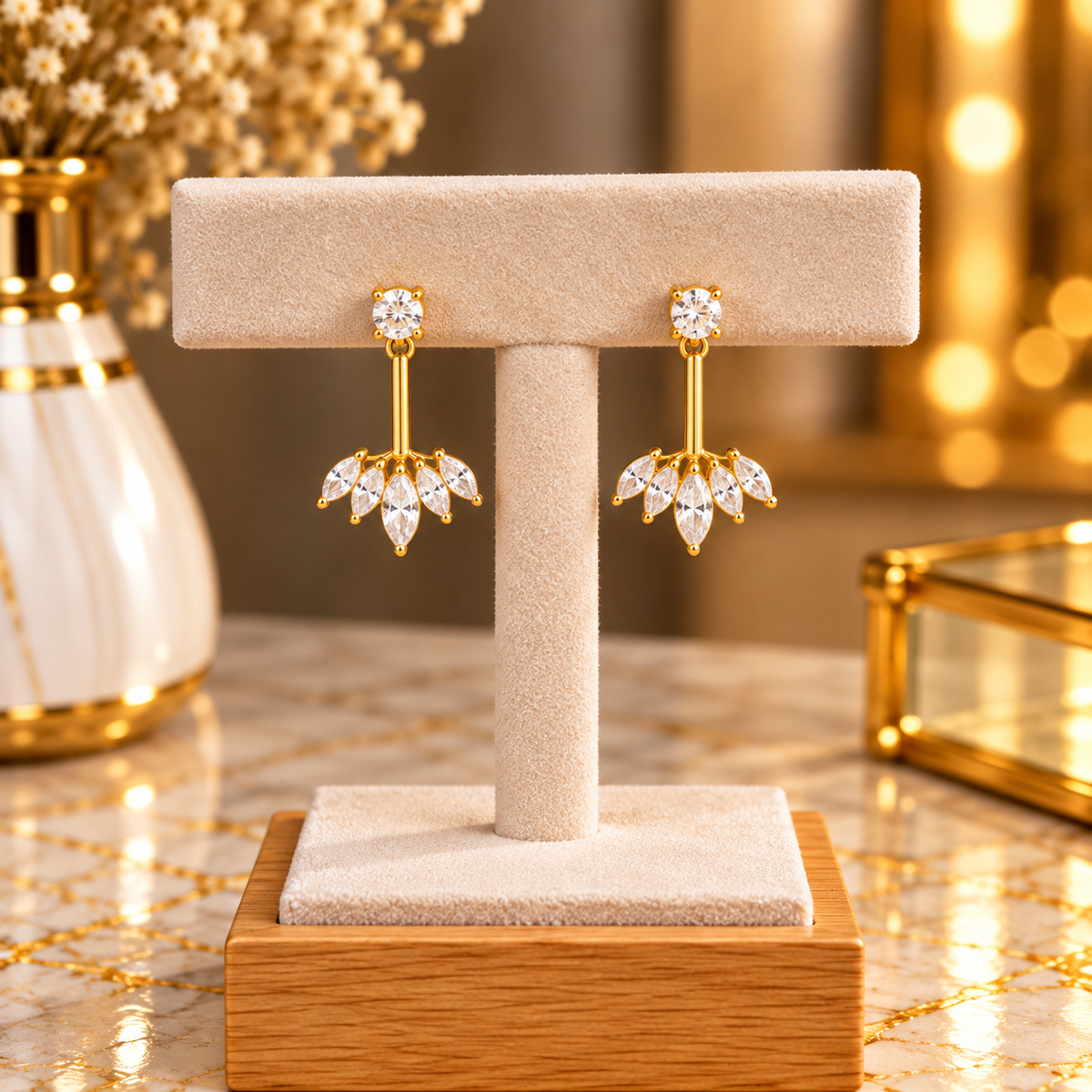 Les boucles d'oreilles malika