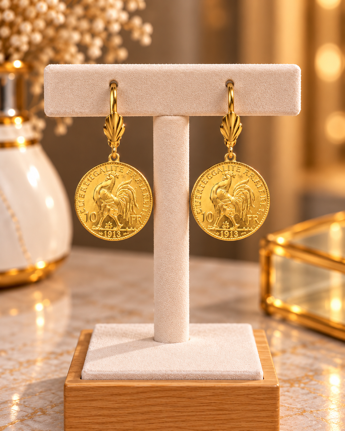Les boucles d’oreilles louize