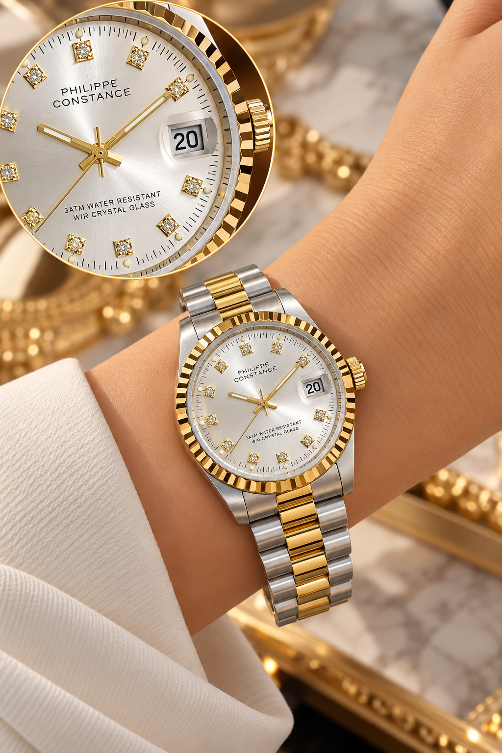 Montre chic étanche مقاومة للماء